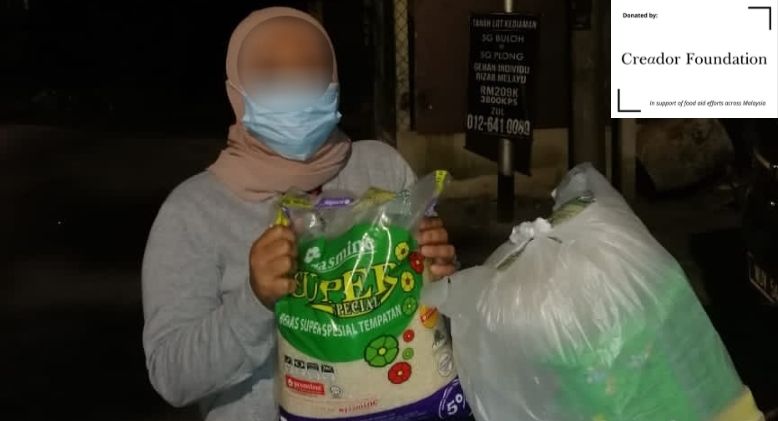 Orang Asli Families & PWDs Grateful To Receive Food Aid