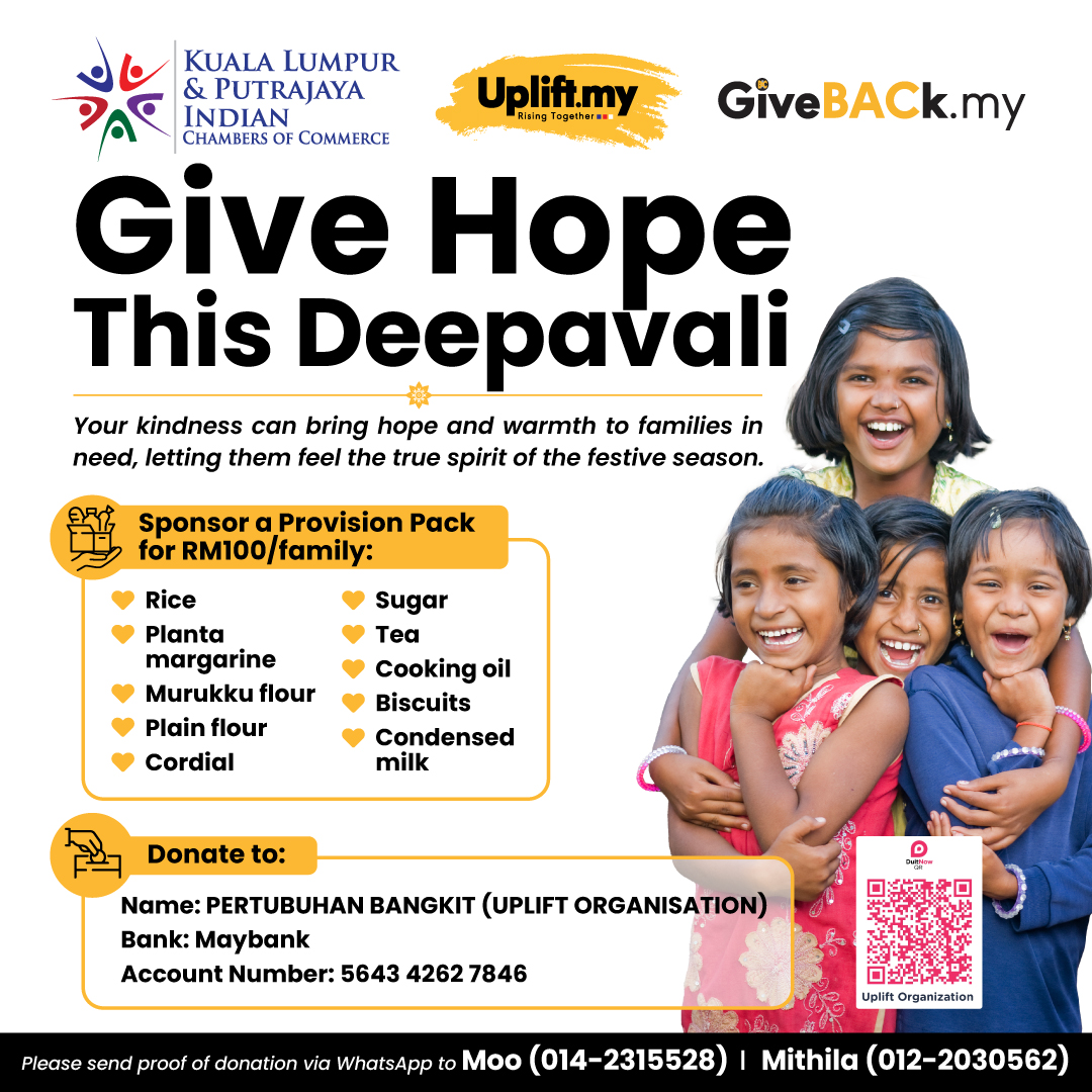 Give Hope this Deepavali/Diwali